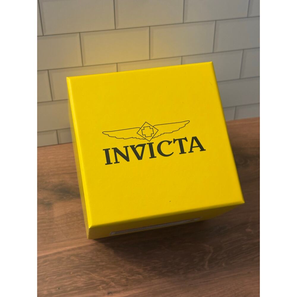 Invicta Specialty Serrate Men’s Watch 43mm Black Steel New with Box - Picture 4 of 5